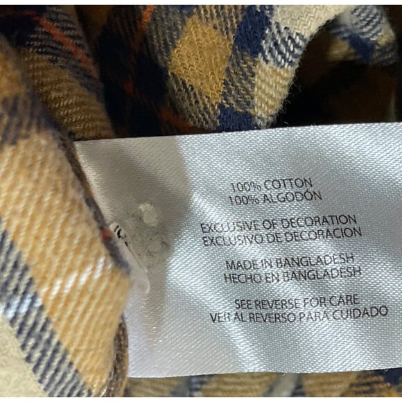 Eddie Bauer Flannel Button Front Shirt Men's Plaid XL Extra Large Cotton - Picture 5 of 6